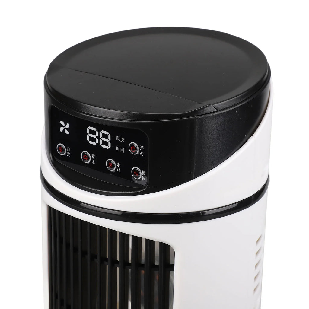 Acondicionador portátil Mini acondicionador portátil ventilador enfriador multifunción móvil ventilador de refrigeración por agua para oficina hogar