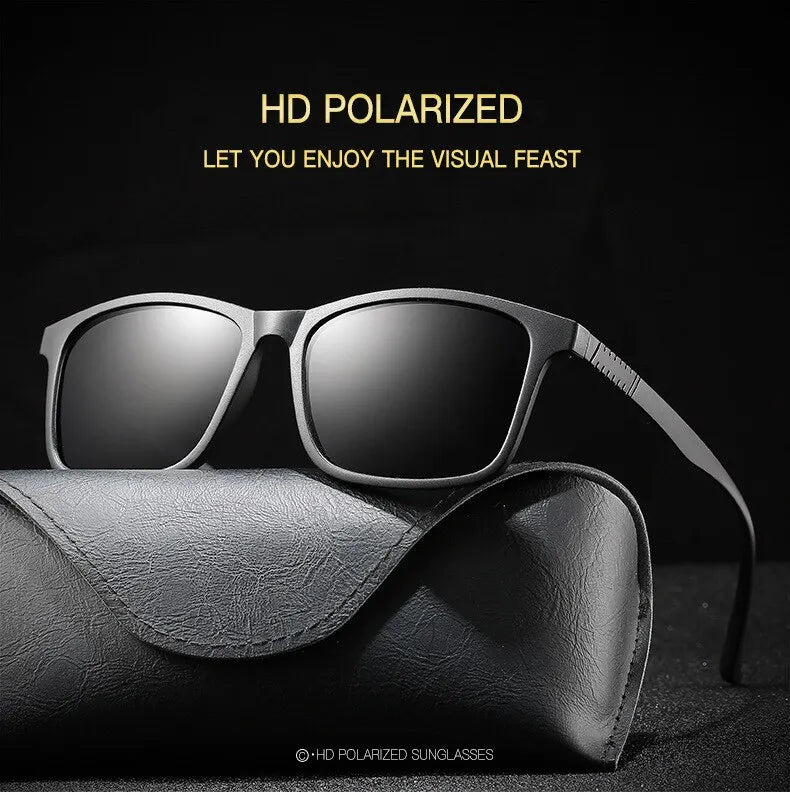 Gafas de sol polarizadas TR para hombres y mujeres, gafas de conducción, gafas deportivas clásicas