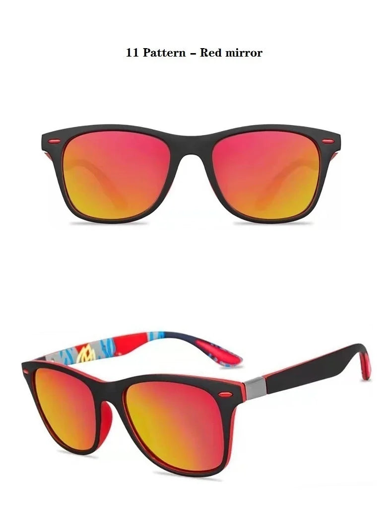 Gafas de sol polarizadas para hombres y mujeres, gafas de sol de diseñador Vintage de lujo, gafas de conducción de automóviles para hombres y mujeres, UV400
