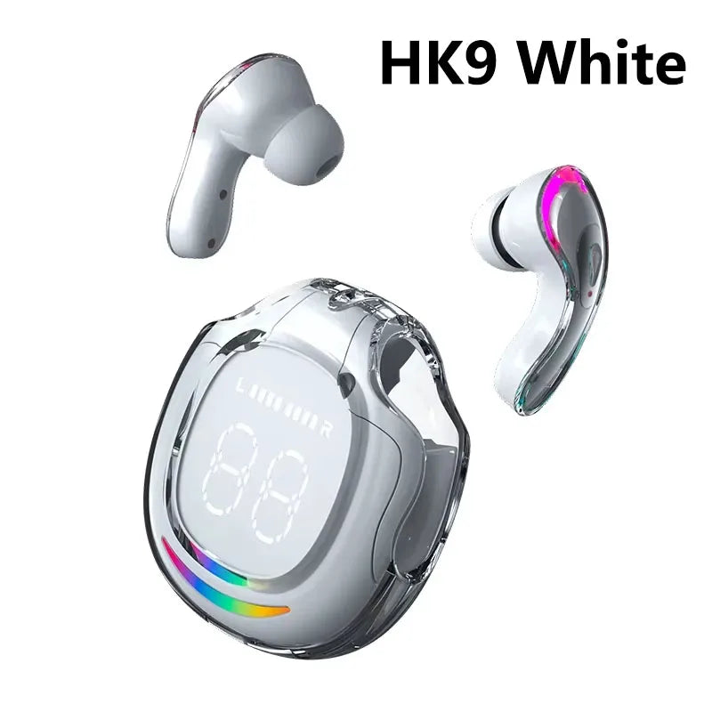 Nuevos auriculares inalámbricos HK3 BT5.3 T2 TWS auriculares ENC potencia LED pantalla Digital auriculares de sonido estéreo para deportes