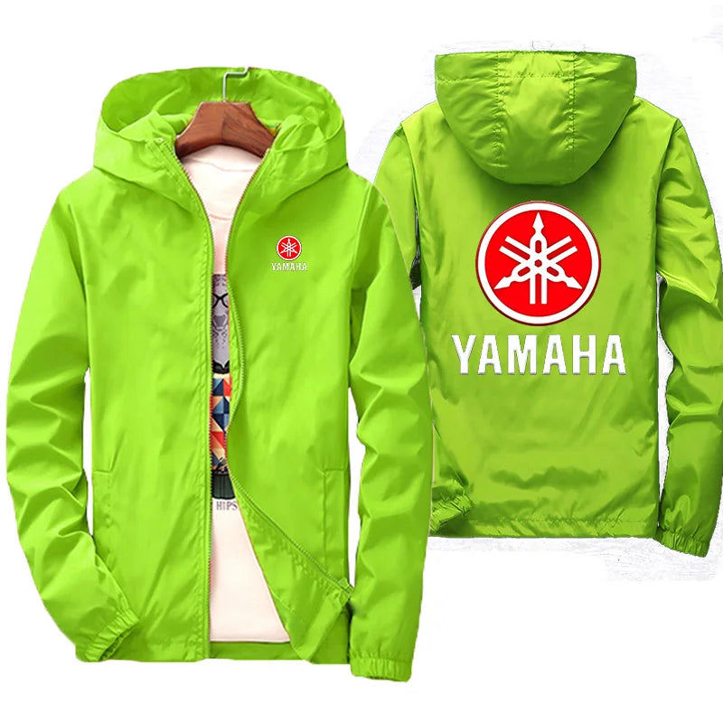 Chaquetas de exterior para hombre de carreras de motos Yamaha, abrigo fino y transpirable, ropa de protección solar de verano, chaqueta de ocio para mujer, cortavientos