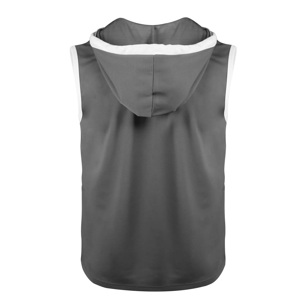 Nuevo Chaleco de verano para hombre, chaleco con capucha pesado, camiseta informal sin mangas a la moda