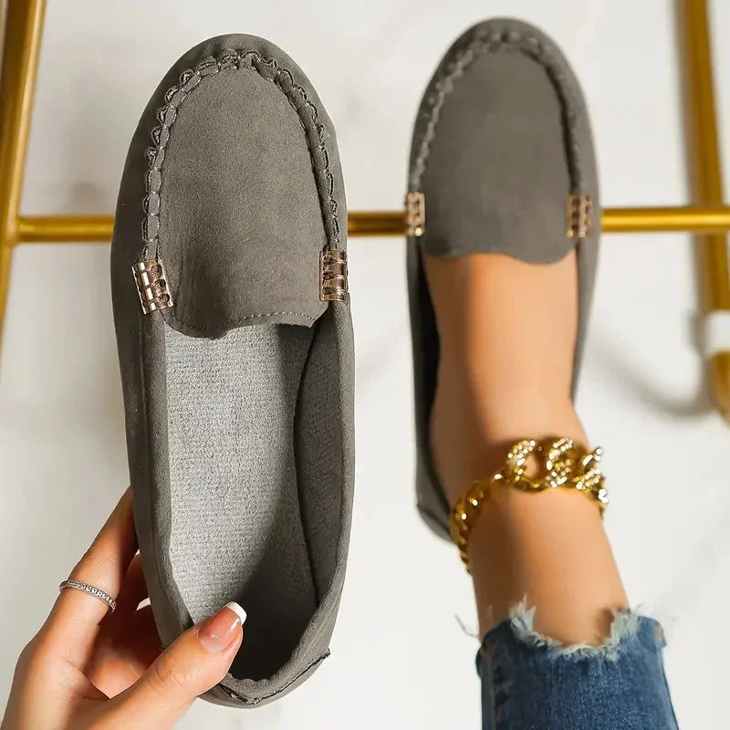 Zapatos informales para Mujer, mocasines planos para primavera y otoño, Zapatos planos De tela vaquera suave antideslizantes a la moda, 2024