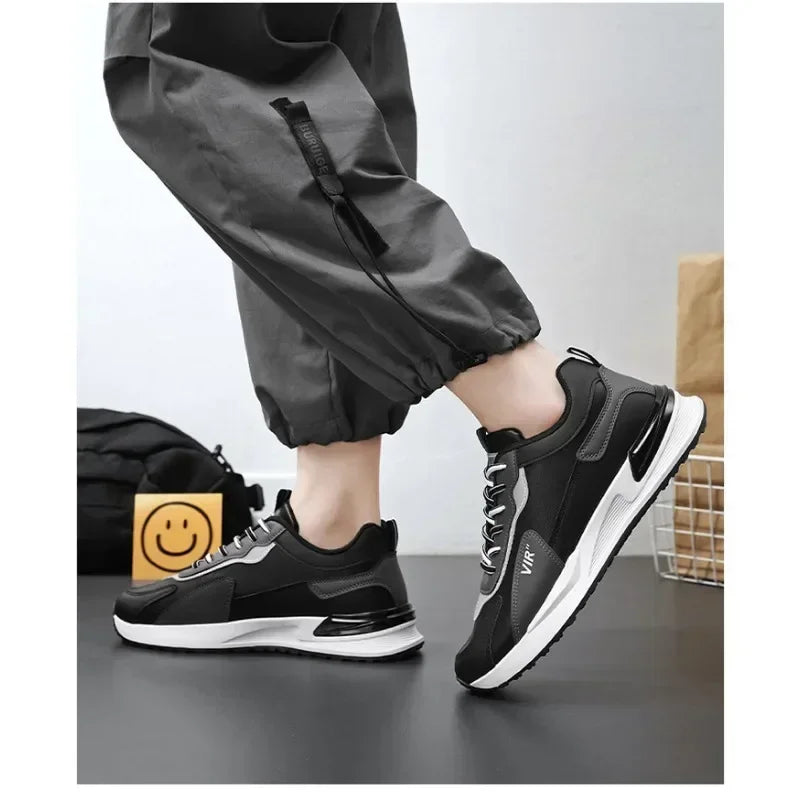 2025 nuevos zapatos deportivos para hombre, tendencia para correr, ocio, estudiantes de alta calidad, zapatos que combinan con todo, zapatos de elevación de altura para hombre