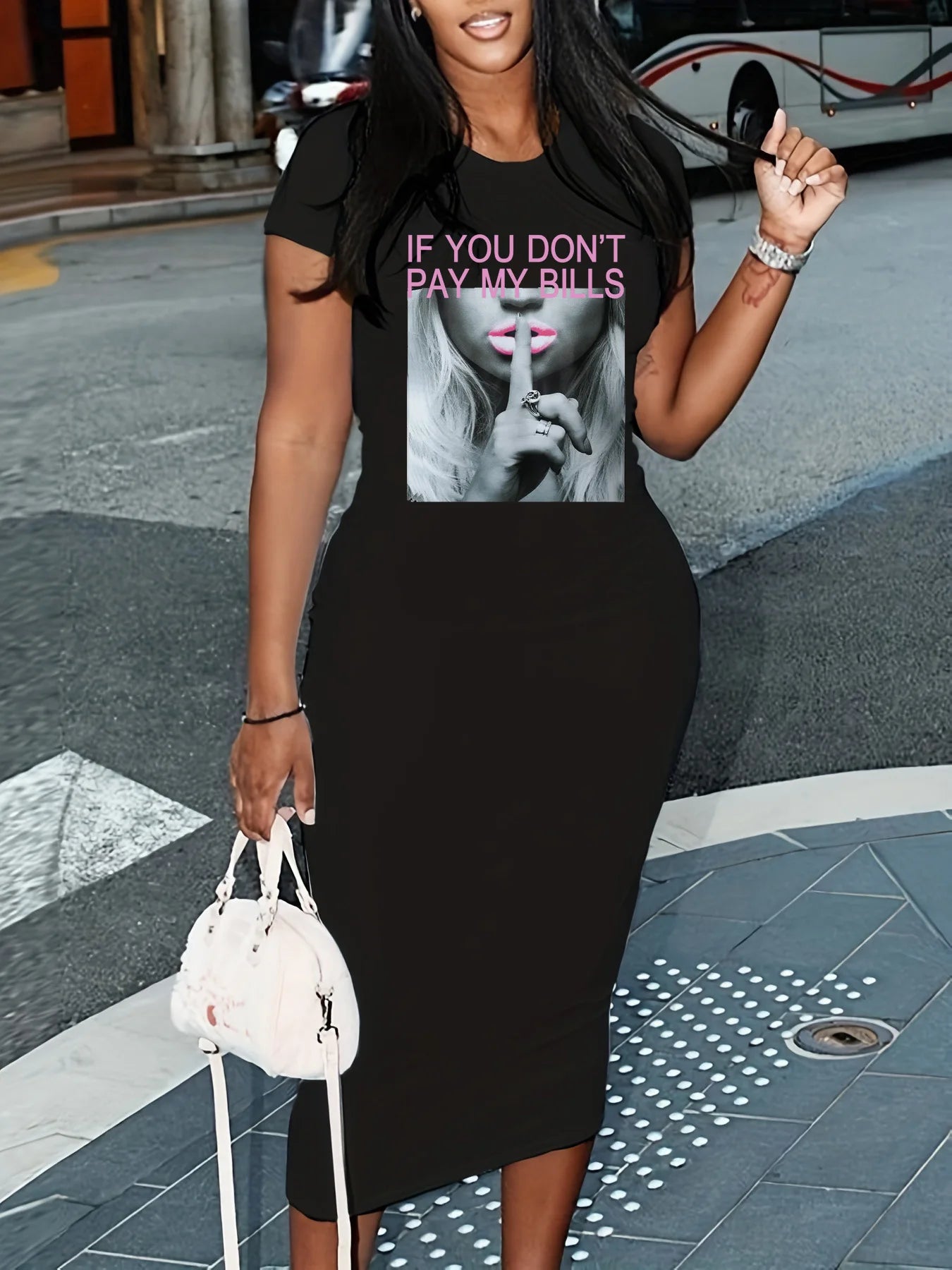 Vestido sexy de verano de manga corta para mujer