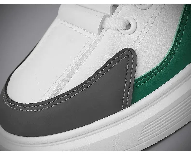 Zapatillas De deporte para Hombre tendencia 2025, nuevos Zapatos De Hombre De cuero a la moda, Zapatos informales De moda para Hombre, Zapatos deportivos para correr, Zapatos De Hombre