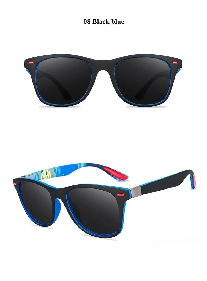 Gafas de sol polarizadas para hombres y mujeres, gafas de sol de diseñador Vintage de lujo, gafas de conducción de automóviles para hombres y mujeres, UV400