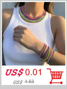 Nueva playa descalzo sandalia joyería elegante novia Sexy mujer moda encanto capa cadena enlace cuentas de cristal pie tobillera pulsera