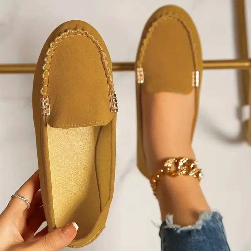 Zapatos informales para Mujer, mocasines planos para primavera y otoño, Zapatos planos De tela vaquera suave antideslizantes a la moda, 2024
