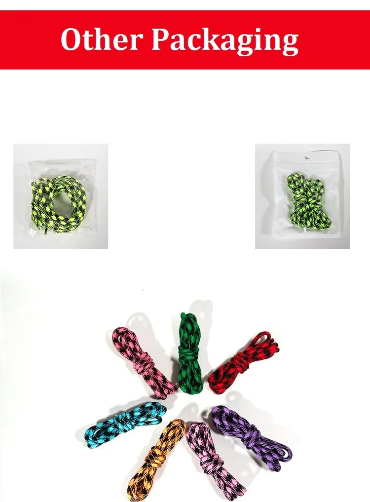 1 par de cordones especiales para deportes al aire libre de 4,5 MM, cordones para zapatos con punta de flor, cordones redondos de poliéster, botas de algodón, accesorios para zapatos
