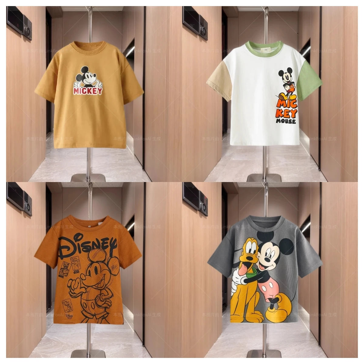 Ropa de verano de diseño moderno para niños, camiseta de dibujos animados, ropa para bebés, camisetas de manga corta, camisetas holgadas de moda para niños de 1 a 7 años