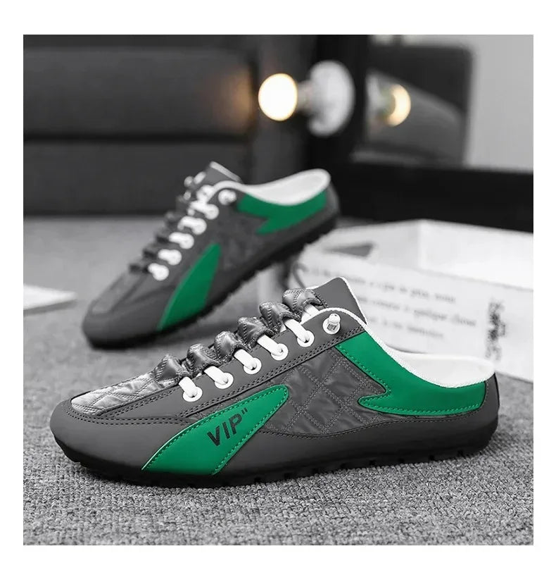 Zapatillas De verano para Hombre, Zapatos informales De fondo plano a la moda para Hombre, Zapatos De soporte De suela blanda, zapatillas De deporte para Hombre