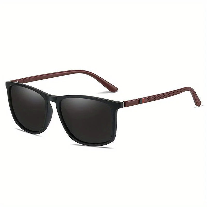 Gafas de sol deportivas para hombre, lentes de sol cuadradas polarizadas, cómodas, ligeras, accesorio con Origina UV400