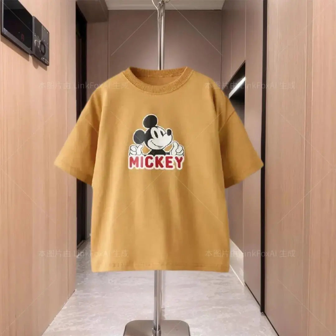 Ropa de verano de diseño moderno para niños, camiseta de dibujos animados, ropa para bebés, camisetas de manga corta, camisetas holgadas de moda para niños de 1 a 7 años