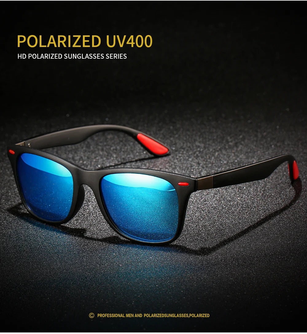 Gafas de sol polarizadas para hombres y mujeres, gafas de sol de diseñador Vintage de lujo, gafas de conducción de automóviles para hombres y mujeres, UV400