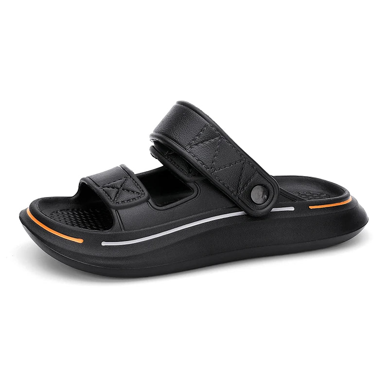 Zapatillas de verano para hombre, sandalias con plataforma de suela blanda EVA, zapatillas Unisex, zapatos de playa informales, chanclas para interior y exterior para mujer