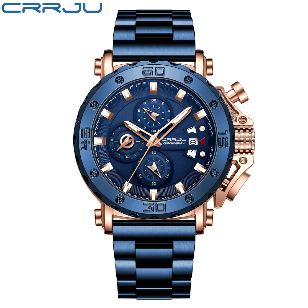 2025 nuevo Reloj deportivo de cuarzo para Hombre, acero inoxidable 316L, zafiro, esfera grande, relojes para Hombre, Reloj resistente al agua 30M, Reloj para Hombre