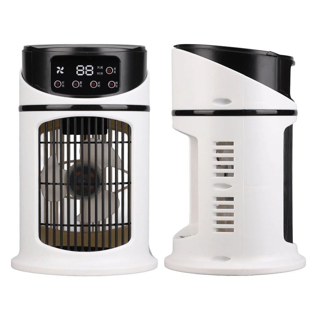 Acondicionador portátil Mini acondicionador portátil ventilador enfriador multifunción móvil ventilador de refrigeración por agua para oficina hogar