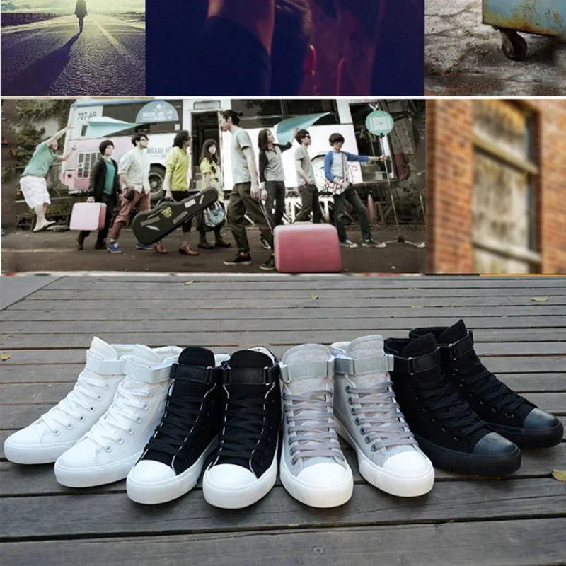 Zapatos de hombre, zapatos de lona blancos de alta calidad, novedad de verano 2024, zapatillas de deporte para hombre, zapatillas de lona transpirables a la moda, zapatos planos casuales antideslizantes