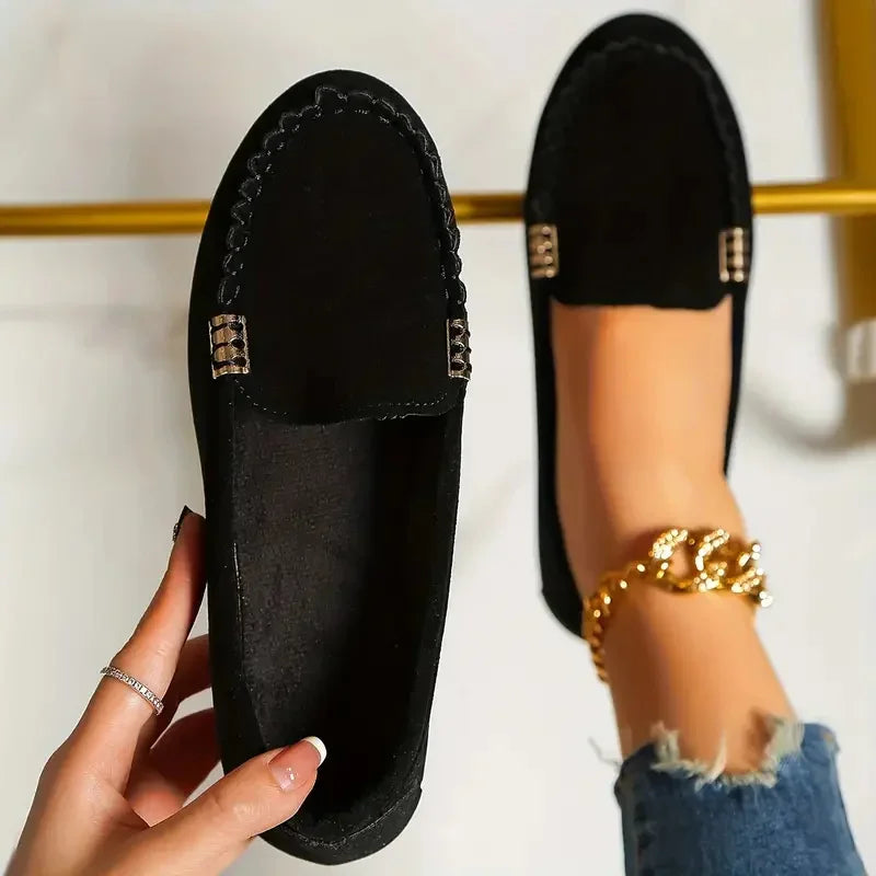 Zapatos informales para Mujer, mocasines planos para primavera y otoño, Zapatos planos De tela vaquera suave antideslizantes a la moda, 2024