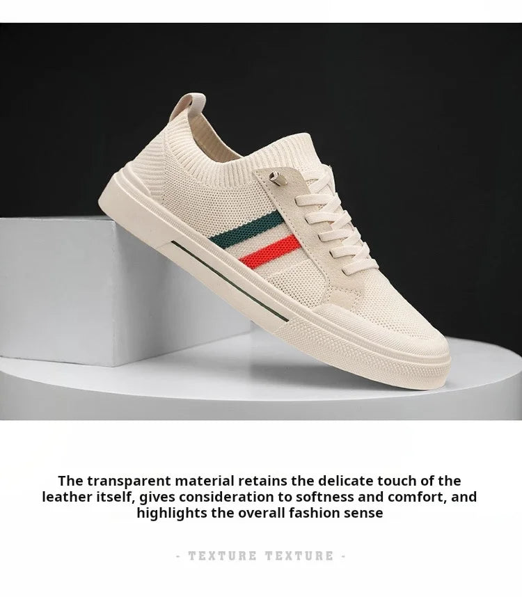 Zapatillas de deporte de moda Para Hombre, mocasines transpirables de malla ligera de lujo Para caminar al aire libre, Zapatos planos Para Hombre, Zapatos informales Para Hombres