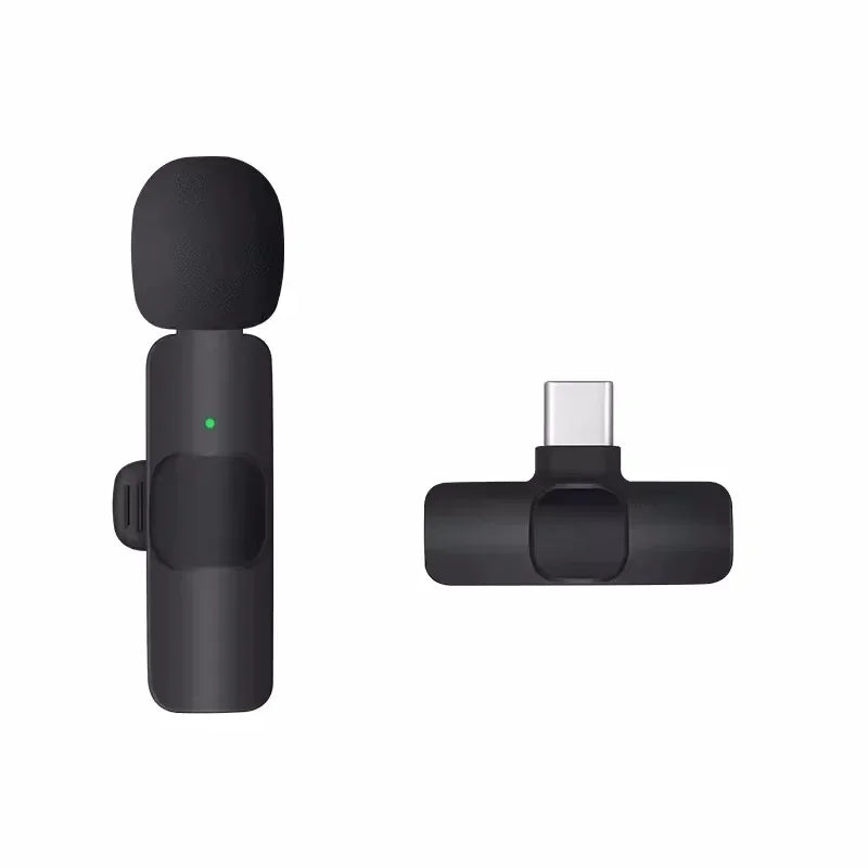 Mini micrófono inalámbrico para teléfonos móviles micrófono Lavalier inalámbrico para iPhone grabación de vídeo transmisión en vivo YouTube Tik