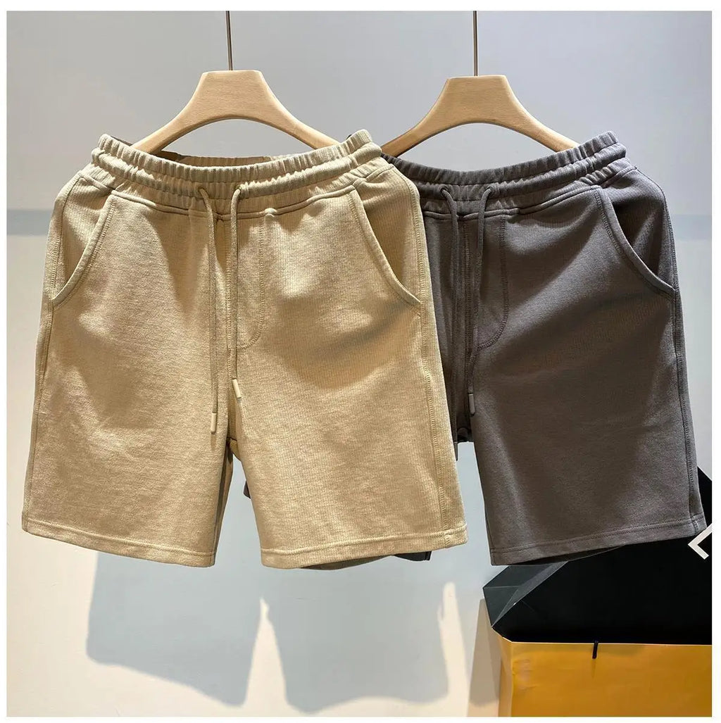 Pantalones cortos para hombre, moda Popular de verano, marca de tendencia, pantalones sueltos de cinco cuartos, pantalones casuales de moda, nuevos pantalones casuales