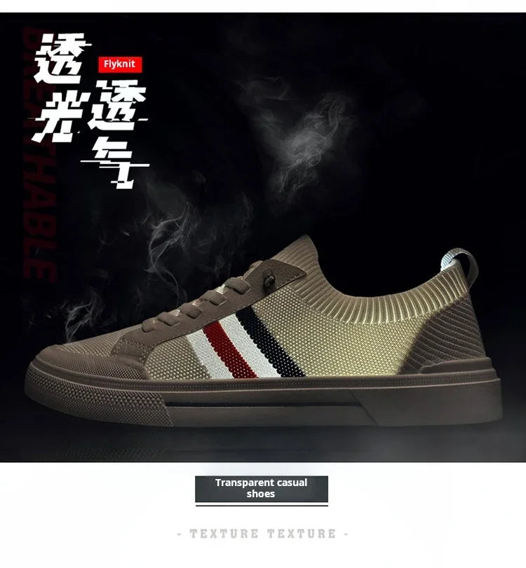 Zapatillas de deporte de moda Para Hombre, mocasines transpirables de malla ligera de lujo Para caminar al aire libre, Zapatos planos Para Hombre, Zapatos informales Para Hombres