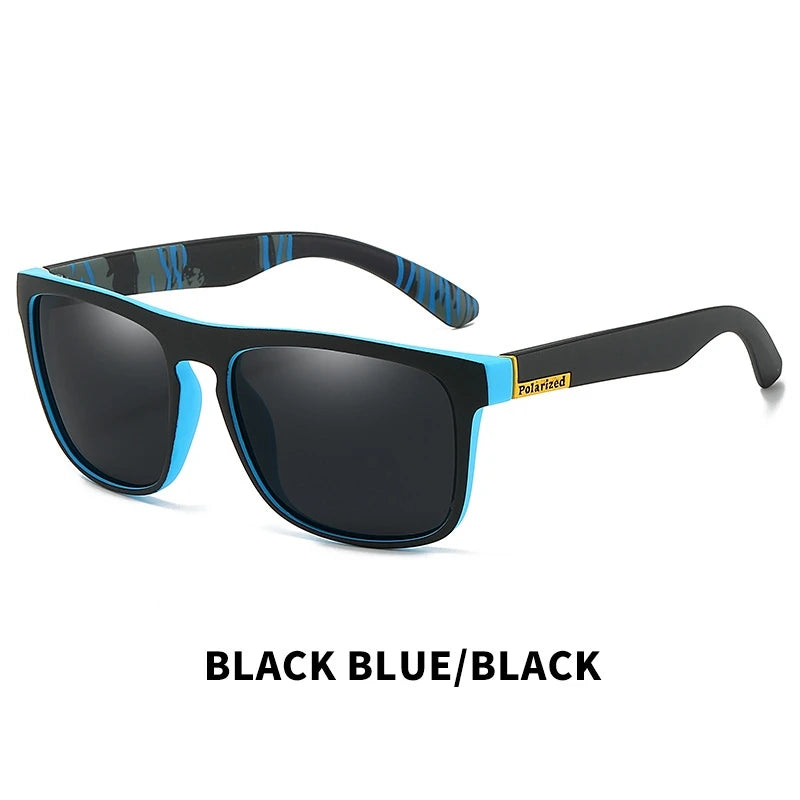 Gafas de sol polarizadas cuadradas Vintage a la moda para hombres y mujeres, gafas de sol de diseñador de marca de lujo para conducir y pescar, gafas para conductor UV400