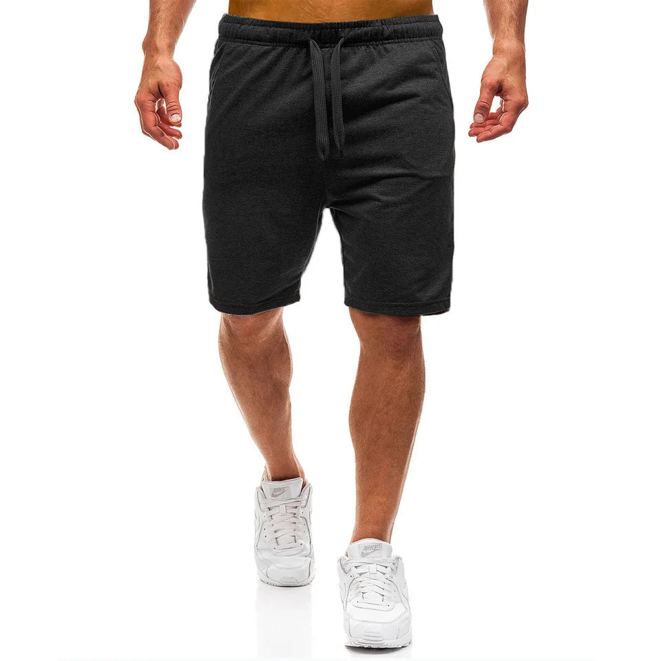 2025 nuevos Pantalones cortos para hombre, Pantalones cortos informales de Color sólido, pantalones cortos sueltos para la playa, Camisa Masculina, Pantalones Cortos de moda, Pantalones Cortos