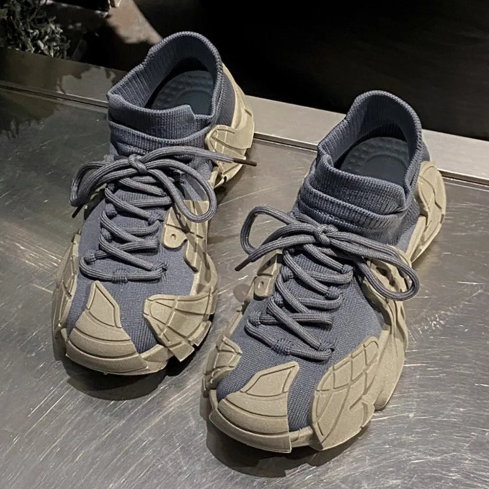 Zapatos de calcetín suave transpirables para mujer, zapatillas de deporte Vintage informales de corte bajo, zapatos Retro de malla para exteriores, tendencia 2024, 2024