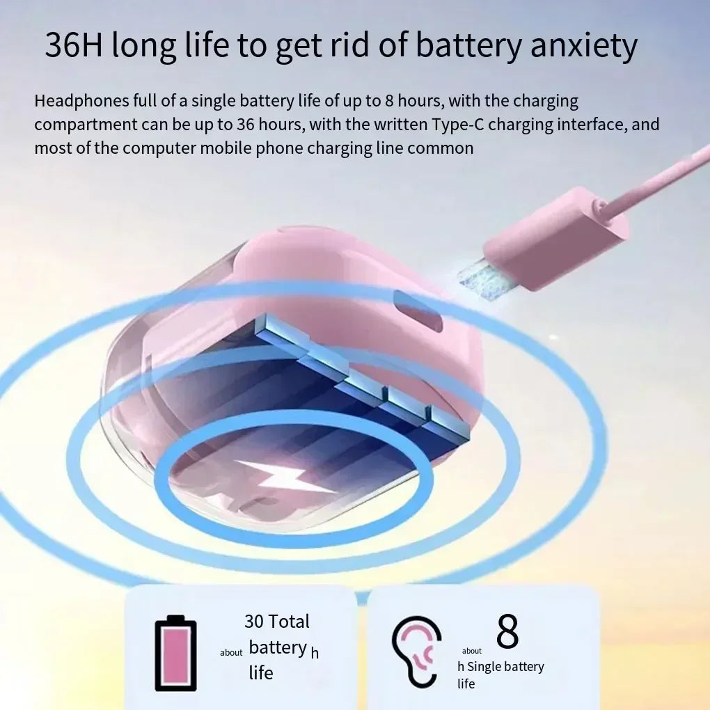 Nuevos auriculares inalámbricos HK3 BT5.3 T2 TWS auriculares ENC potencia LED pantalla Digital auriculares de sonido estéreo para deportes