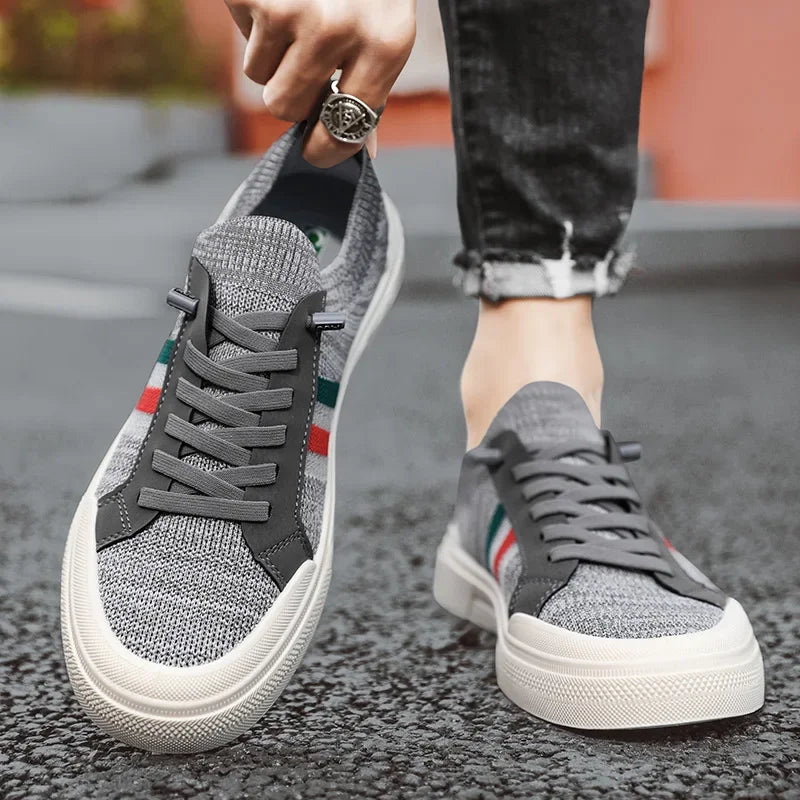 Zapatillas de deporte de moda Para Hombre, mocasines transpirables de malla ligera de lujo Para caminar al aire libre, Zapatos planos Para Hombre, Zapatos informales Para Hombres