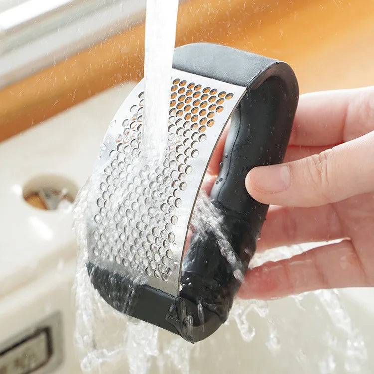 Trituradora de prensa de ajo de acero inoxidable, picadora Manual de ajo, herramienta para cortar ajo, herramientas para frutas y verduras, accesorios de cocina