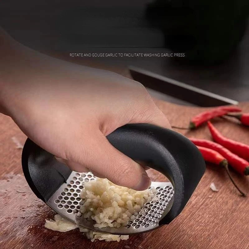 Trituradora de prensa de ajo de acero inoxidable, picadora Manual de ajo, herramienta para cortar ajo, herramientas para frutas y verduras, accesorios de cocina