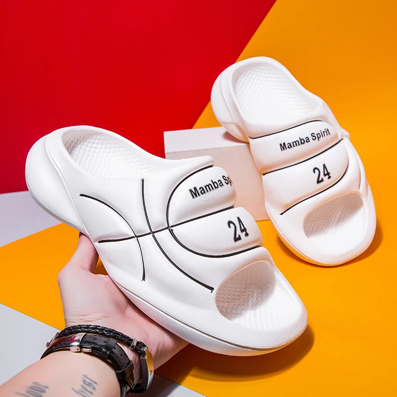 Zapatillas para hombre en verano, modernas para deportes al aire libre, sandalias antideslizantes y resistentes a los olores, zapatillas de baloncesto
