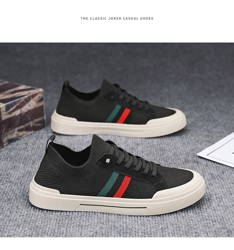 Zapatillas de deporte de moda Para Hombre, mocasines transpirables de malla ligera de lujo Para caminar al aire libre, Zapatos planos Para Hombre, Zapatos informales Para Hombres
