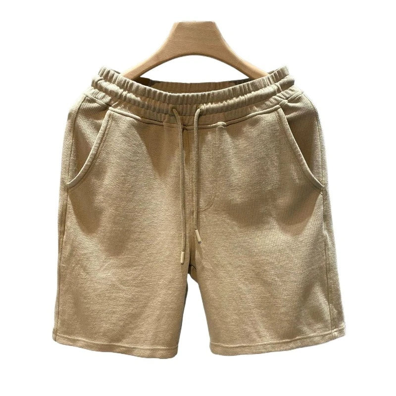 Pantalones cortos para hombre, moda Popular de verano, marca de tendencia, pantalones sueltos de cinco cuartos, pantalones casuales de moda, nuevos pantalones casuales