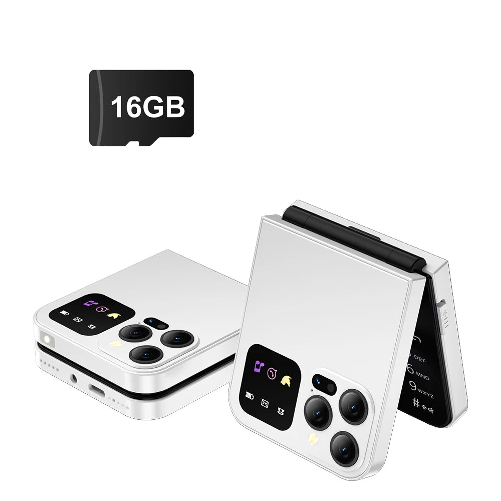 SERVO A50 PRO Flip teléfono móvil 2G GSM 2,4 "pantalla grabadora de llamadas automática marcación rápida 2 SIM televisores plegables oficial auténtico