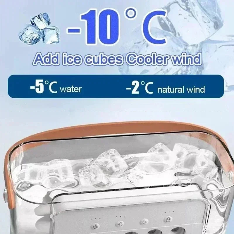 Nuevo ventilador 3 en 1, aire acondicionado, Mini enfriador de aire para el hogar, luz LED nocturna, humidificador portátil, ventilador de ajuste de aire, ventilador para oficina y hogar