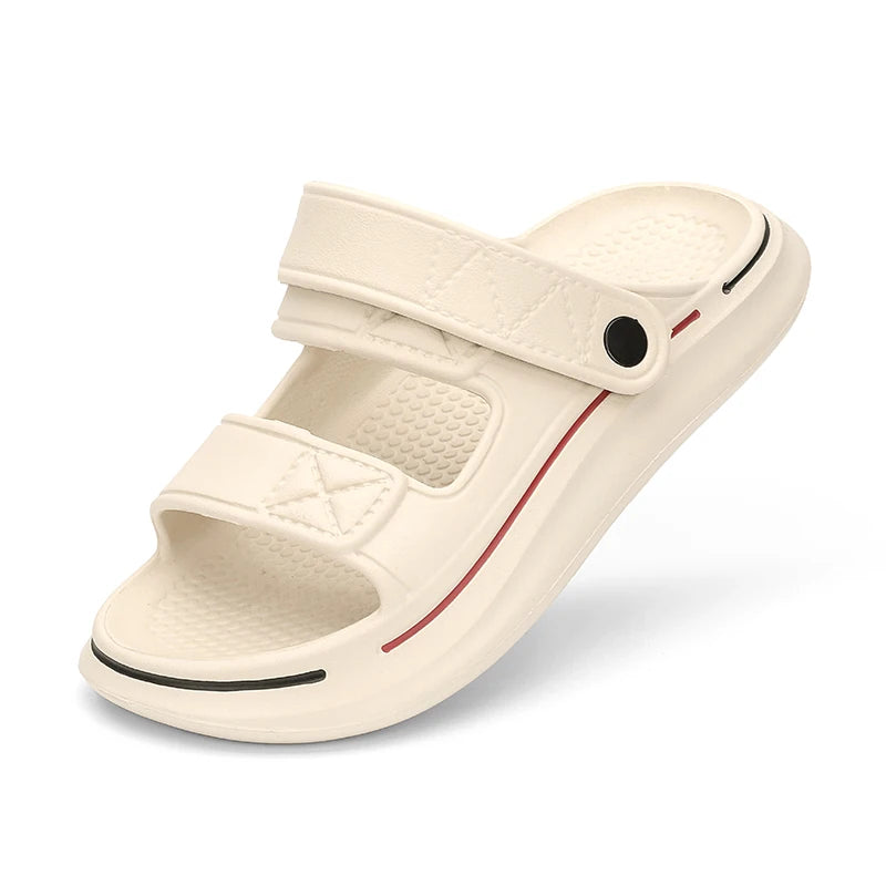 Zapatillas de verano para hombre, sandalias con plataforma de suela blanda EVA, zapatillas Unisex, zapatos de playa informales, chanclas para interior y exterior para mujer
