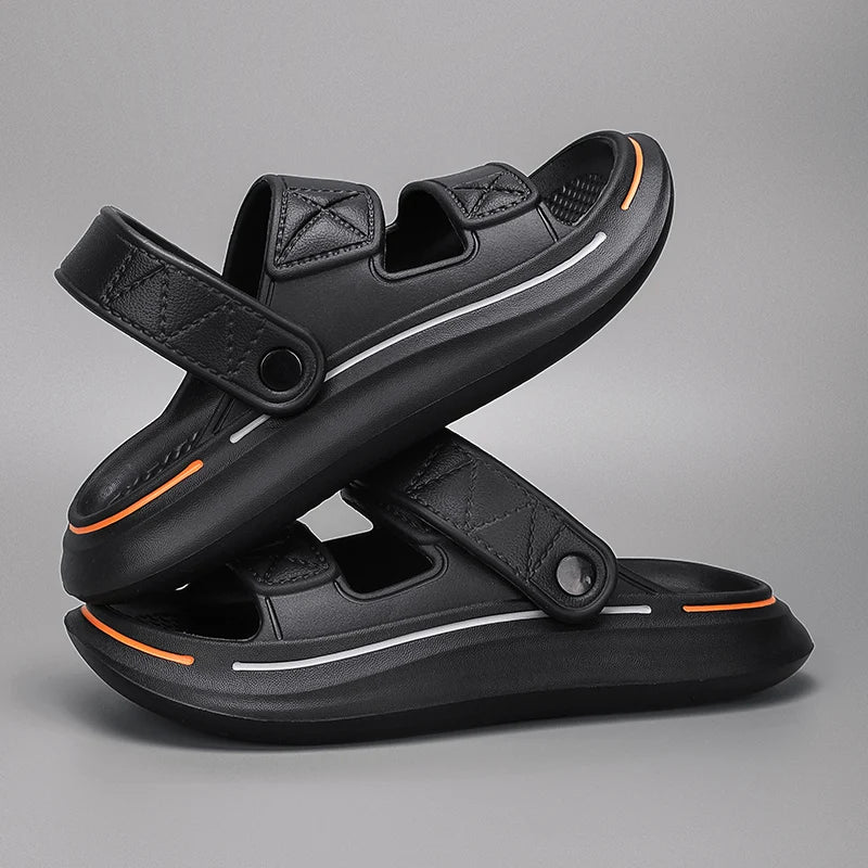Zapatillas de verano para hombre, sandalias con plataforma de suela blanda EVA, zapatillas Unisex, zapatos de playa informales, chanclas para interior y exterior para mujer