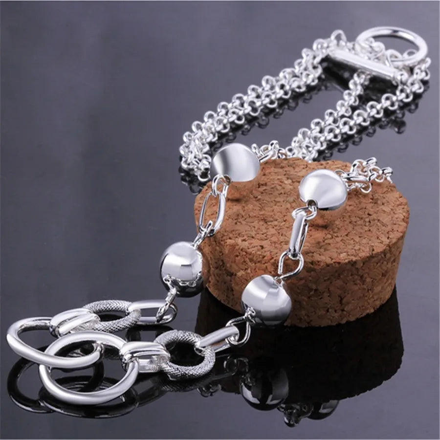 Productos de tendencia, Plata de Ley 925, bonitas cuentas, pulsera circular para mujer, marcas populares, joyería, regalos de cumpleaños para fiesta de boda