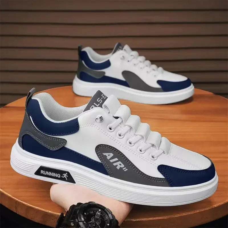 Zapatillas De deporte para Hombre tendencia 2025, nuevos Zapatos De Hombre De cuero a la moda, Zapatos informales De moda para Hombre, Zapatos deportivos para correr, Zapatos De Hombre