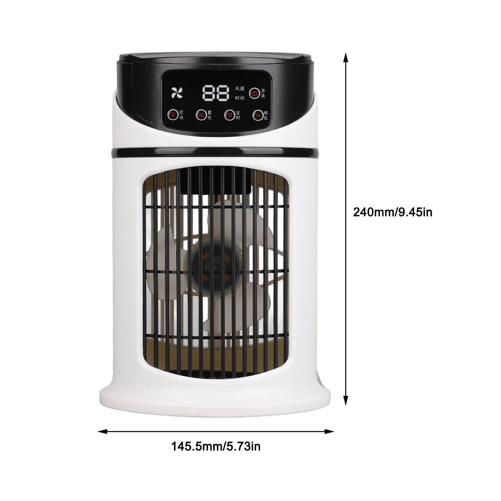Acondicionador portátil Mini acondicionador portátil ventilador enfriador multifunción móvil ventilador de refrigeración por agua para oficina hogar