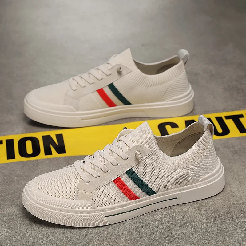 Zapatillas de deporte de moda Para Hombre, mocasines transpirables de malla ligera de lujo Para caminar al aire libre, Zapatos planos Para Hombre, Zapatos informales Para Hombres