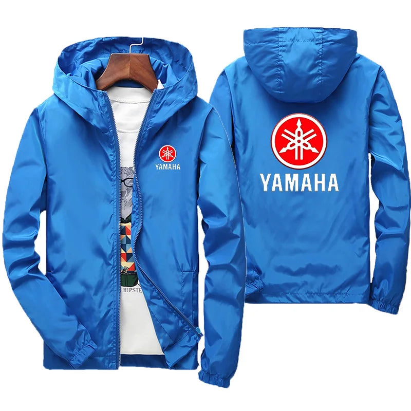 Chaquetas de exterior para hombre de carreras de motos Yamaha, abrigo fino y transpirable, ropa de protección solar de verano, chaqueta de ocio para mujer, cortavientos