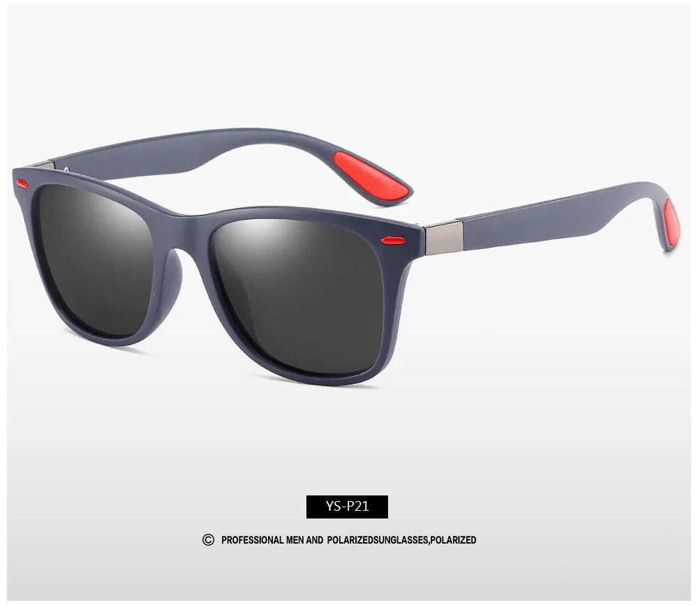 Gafas de sol polarizadas para hombres y mujeres, gafas de sol de diseñador Vintage de lujo, gafas de conducción de automóviles para hombres y mujeres, UV400
