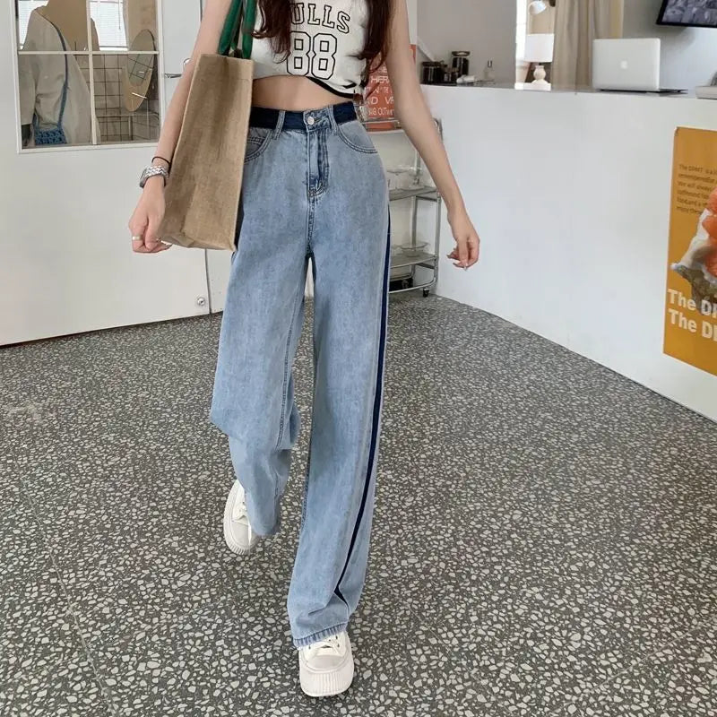 Pantalones vaqueros de mujer tendencia 2025, ropa Vintage de cintura alta, pantalones cortos vaqueros, ropa de calle Y2k, moda coreana para mujer, ropa de calle y2k