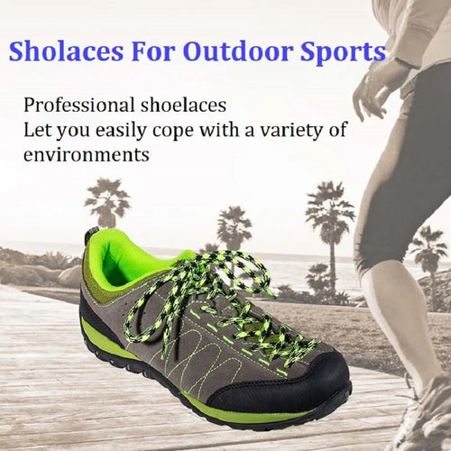 1 par de cordones especiales para deportes al aire libre de 4,5 MM, cordones para zapatos con punta de flor, cordones redondos de poliéster, botas de algodón, accesorios para zapatos